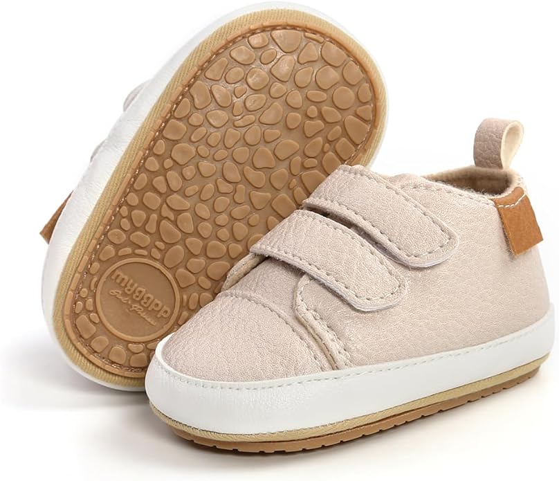 Clowora Baby Boys Girls Shoes Non-Slip Rubber Sole Sneakers Infant First by Clowora