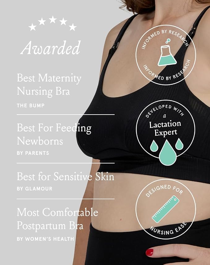 Bodily Everything Bra for Pregnancy, Nursing & Breastfeeding, Maternity & Sleep - Image 4