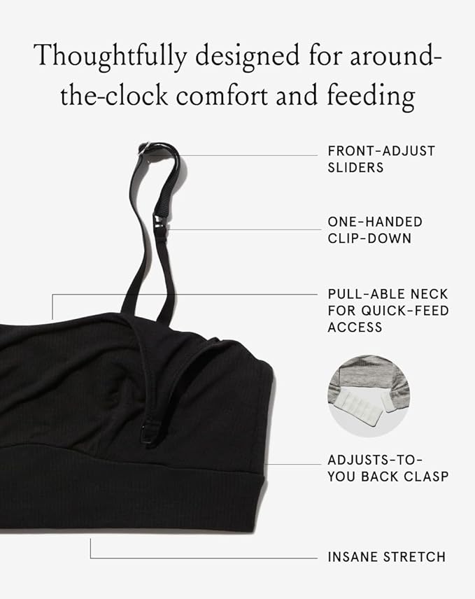 Bodily Everything Bra for Pregnancy, Nursing & Breastfeeding, Maternity & Sleep - Image 3