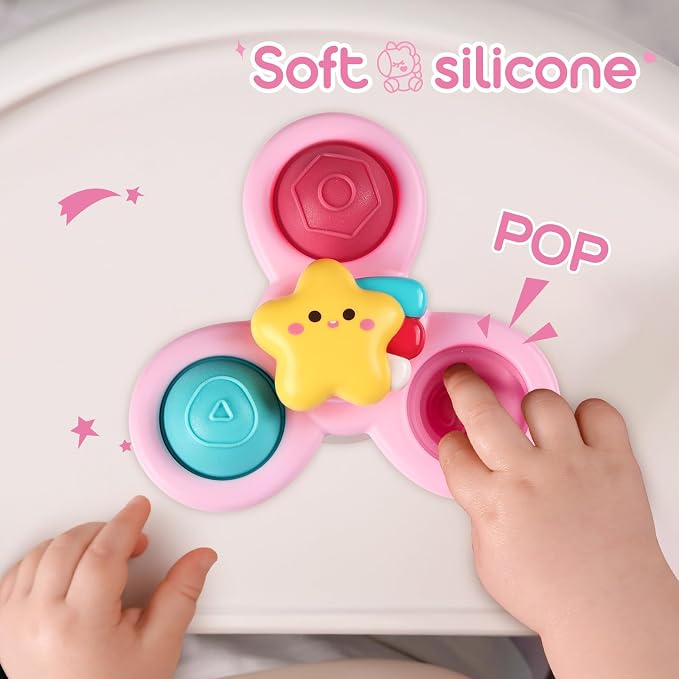 ALASOU 3PCS Pop Suction Cup Spinner Toys - Image 7