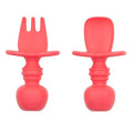 Bumkins Baby Utensils Set, Chewtensils Silicone Spoons by Bumkins