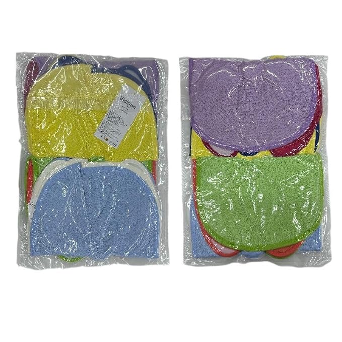 Vicloon Baby Bibs, Baby Bibs for Girls & Boys, Terry Drool Cotton Bibs - Image 9
