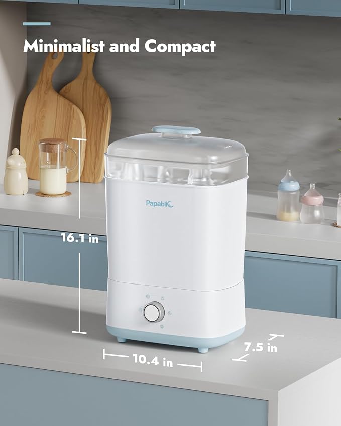 Papablic Baby Bottle Sterilizer and Dryer Pro, Esterilizador De Biberones - Image 9