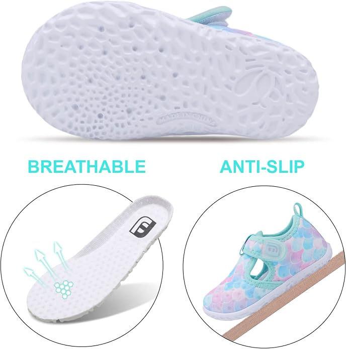 JOINFREE Baby Toddler Water Shoes Boys Girls Sandals Barefoot Kids Breathable - Image 4