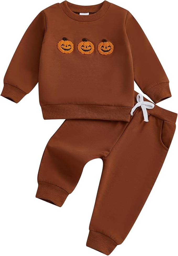 Fernvia Toddler Baby Girl Clothes 3 6 9 12 18 24 Months Fall Outfits Solid Long by Fernvia