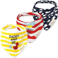 JN&LULU 3 Pack Newborn Baby Bibs Bandana Drool Bibs by JNLULU