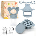 Baby Fruit/Food Feeder with Breastmilk Popsicle Molds & Teether Combo Food by HomeTTER