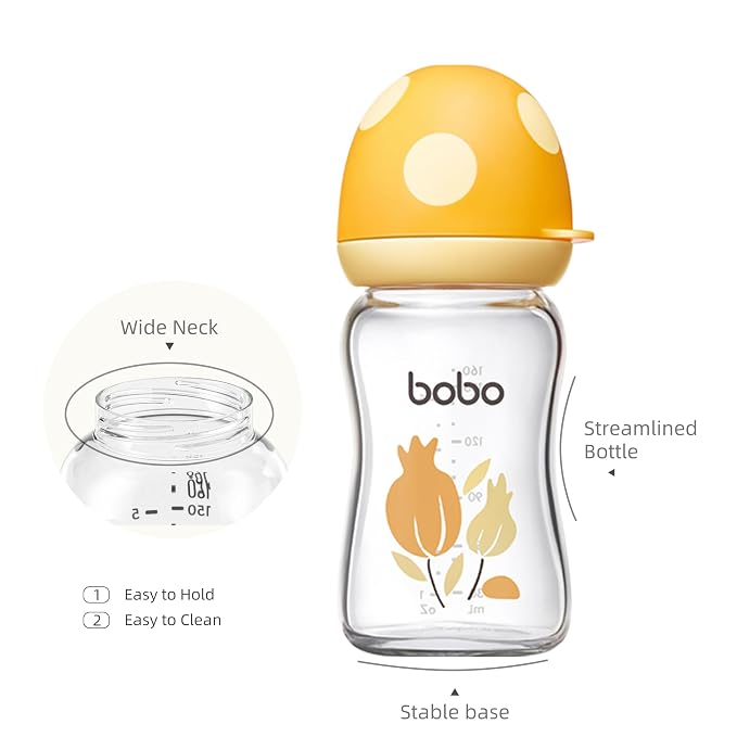 YOHKOH Natural Glass Baby Bottle - Image 4