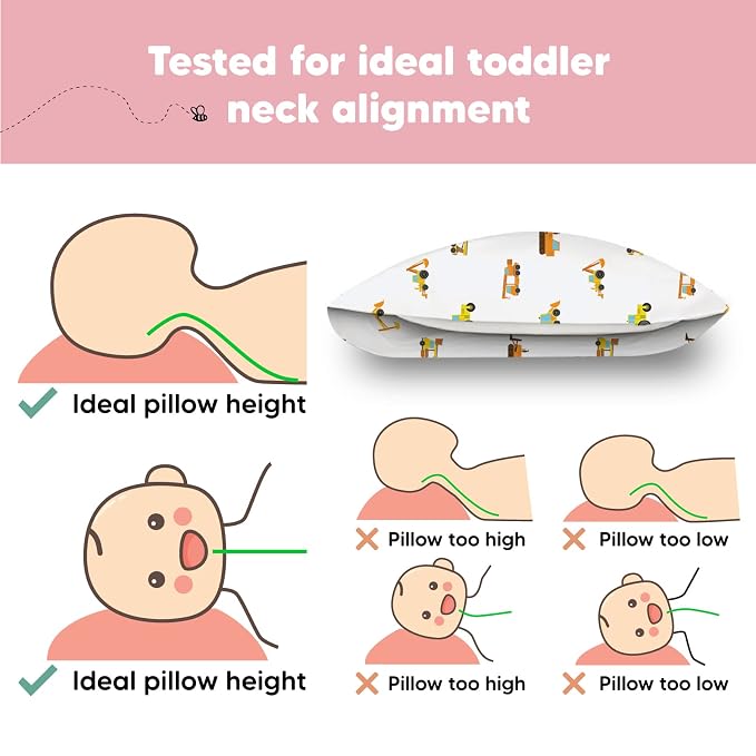 Toddler Pillow with Pillowcase - Image 6