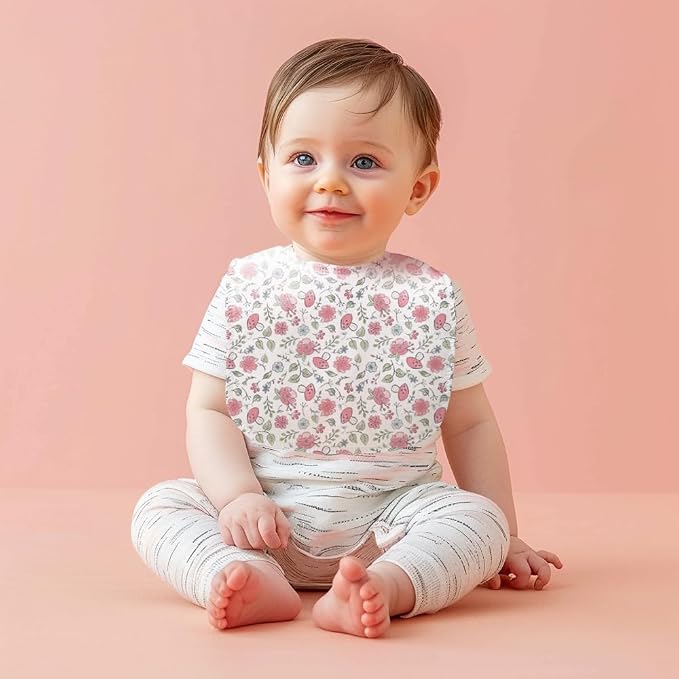 8 Pack Baby Bibs Unisex Adjustable - Image 6
