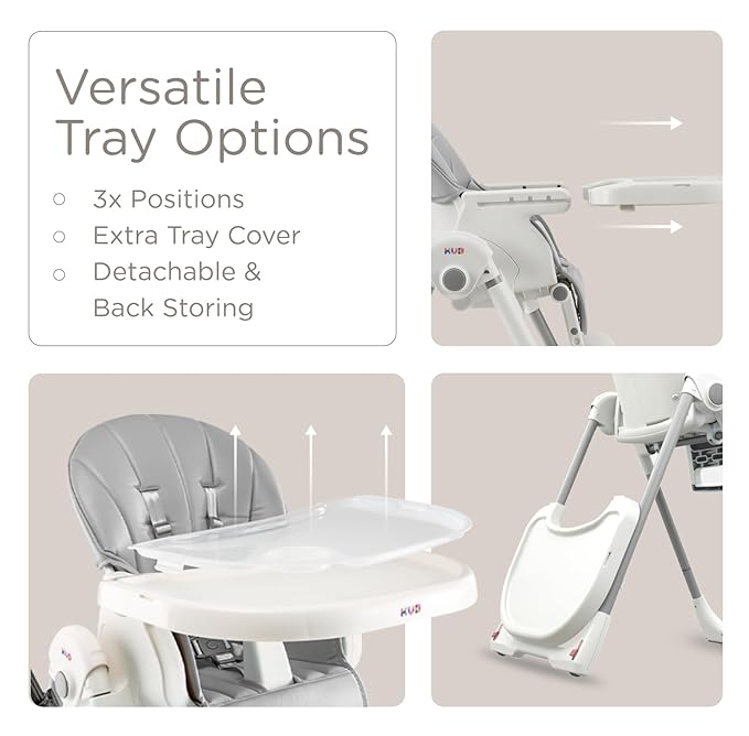 KÜB 3-in-1 Foldable Baby High Chair | Multifunctional Infant High Chairs - Image 6