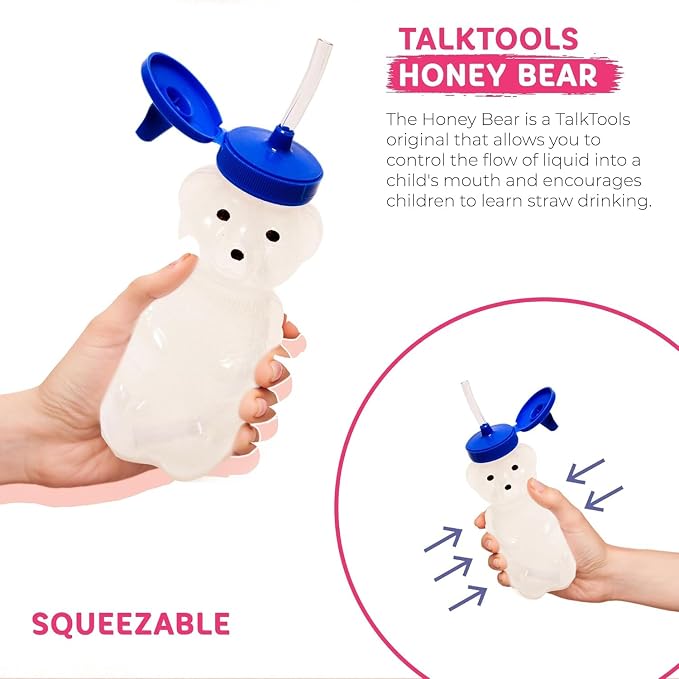 TalkTools Honey Bear Straw Cup, Dishwasher Safe Baby Drinking Bottle, Premium - Image 7
