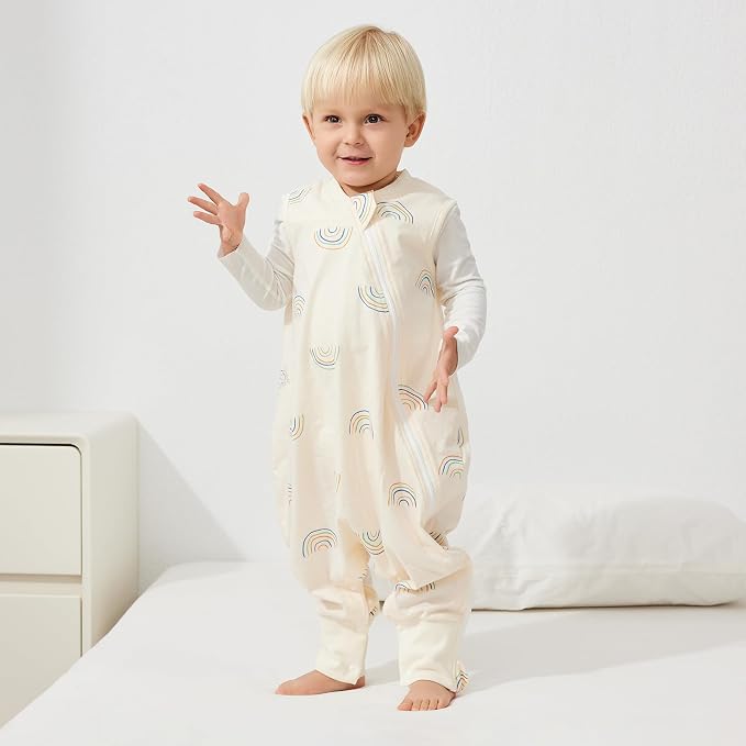 Duomiaomiao 2 Pack 0.5 TOG Toddler Sleep Sack 12-24 Months 100% Cotton - Image 2