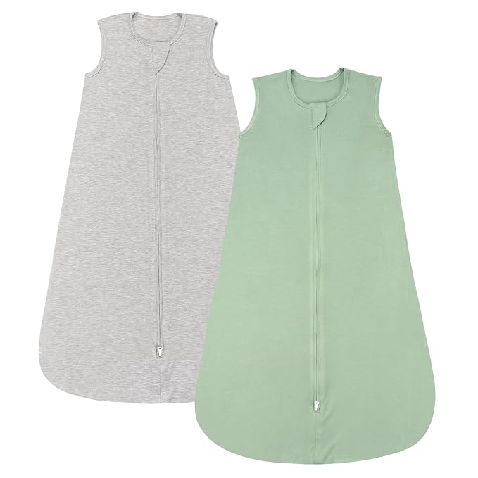 Rayon Made from Bamboo Sleep Sacks 0.5 TOG summer Wearable Blanket Baby 6-12 by Lilbestie