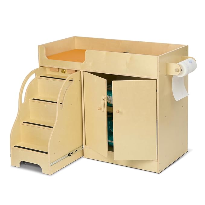 Monläurd® 100% Birch Baby Changing Table by Monl%C3%A4urd