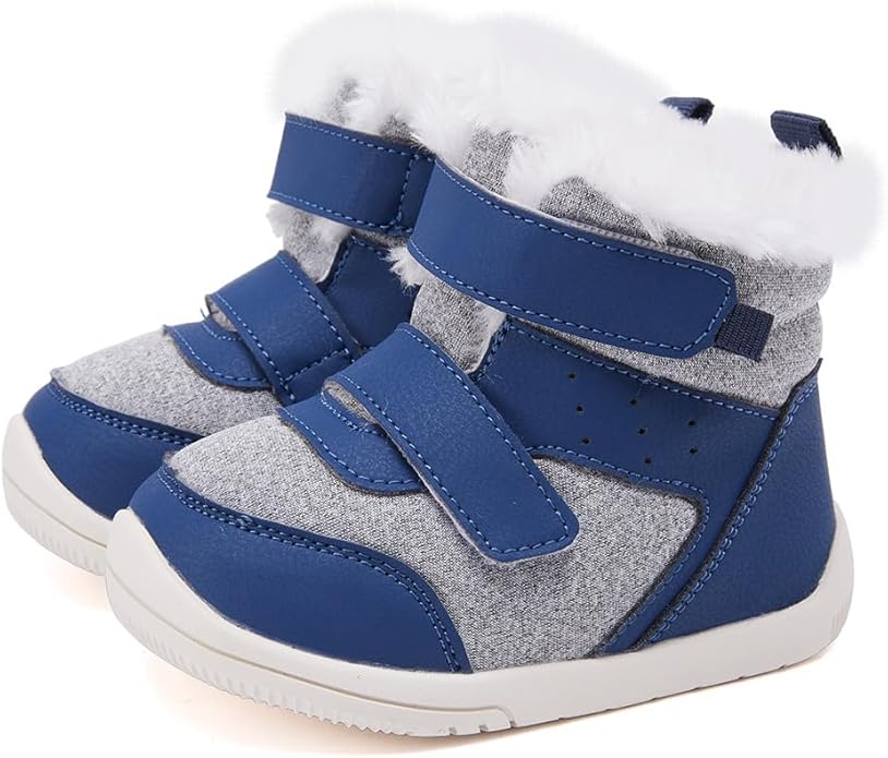 BMCiTYBM Toddler Baby Winter Snow Boots Boy Girl Faux Fur Warm Non Slip First by BMCiTYBM