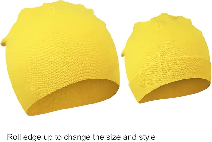 DRESHOW BQUBO 8 Pack Unisex Baby Beanie Hat Infant Toddler Kid Hats Baby Soft - Image 6
