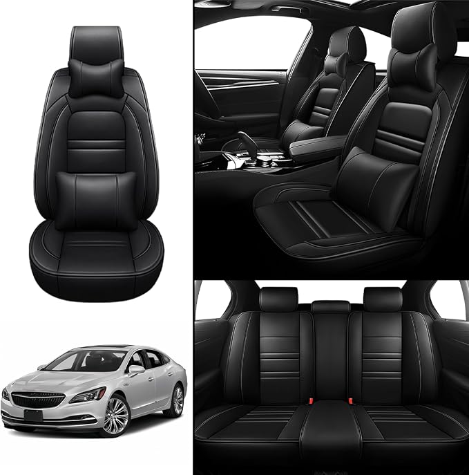 Car Seat Covers for Buick Lacrosse 2005-2019 | 5-Seats Seat Covers, Waterproof - Image 2
