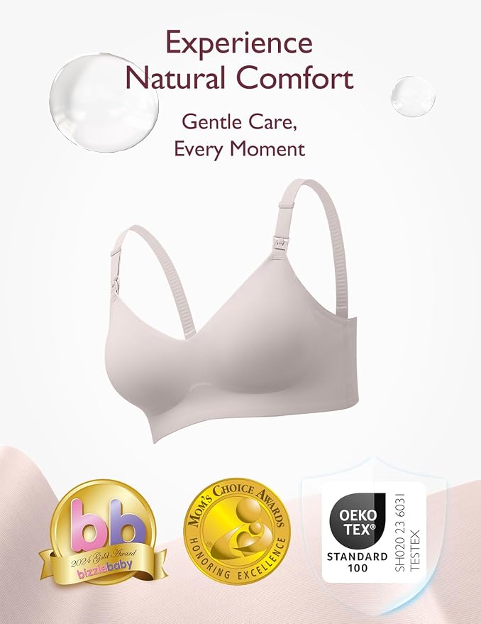 Momcozy Nursing Bras for Breastfeeding, YN21 Seamless Ultra Comfort Maternity - Image 2