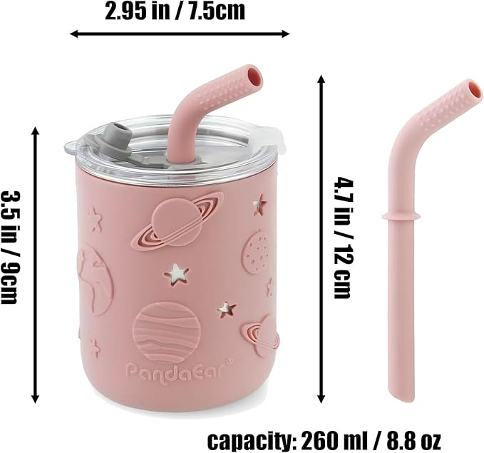 PandaEar Stainless Steel Baby Feeding Set | 2 Divided Suction Plates, 2 - Image 7