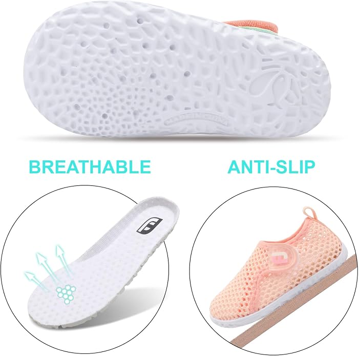 JOINFREE Baby Toddler Water Shoes Boys Girls Sandals Barefoot Kids Breathable - Image 4