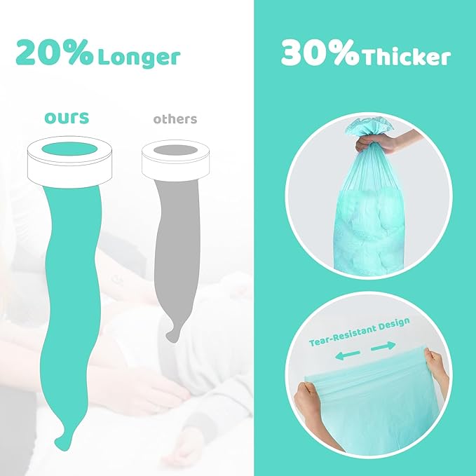 Newnice Diaper Pail Refill Bags - Image 4