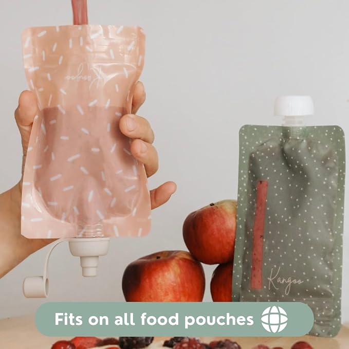 Anti-Spill Spouts Food Pouches x2 | Flow Control Valve | Prevent Spills | - Image 9