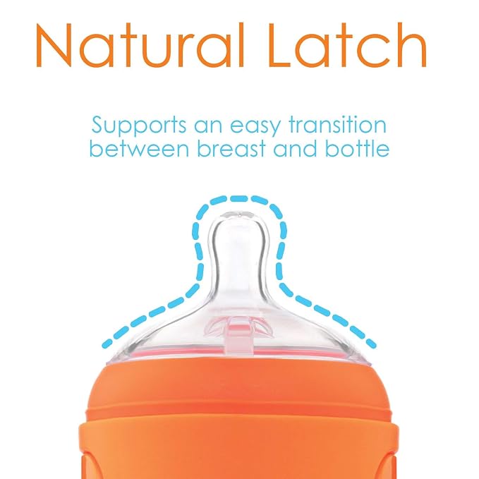 PopYum 5 oz Orange Anti-Colic Formula Making/Mixing/Dispenser Baby Bottle - Image 5