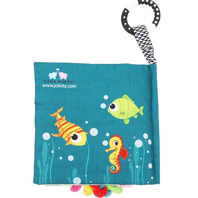 Fish Baby Books Toys, Touch Feel Cloth Crinkle Books - Image 8