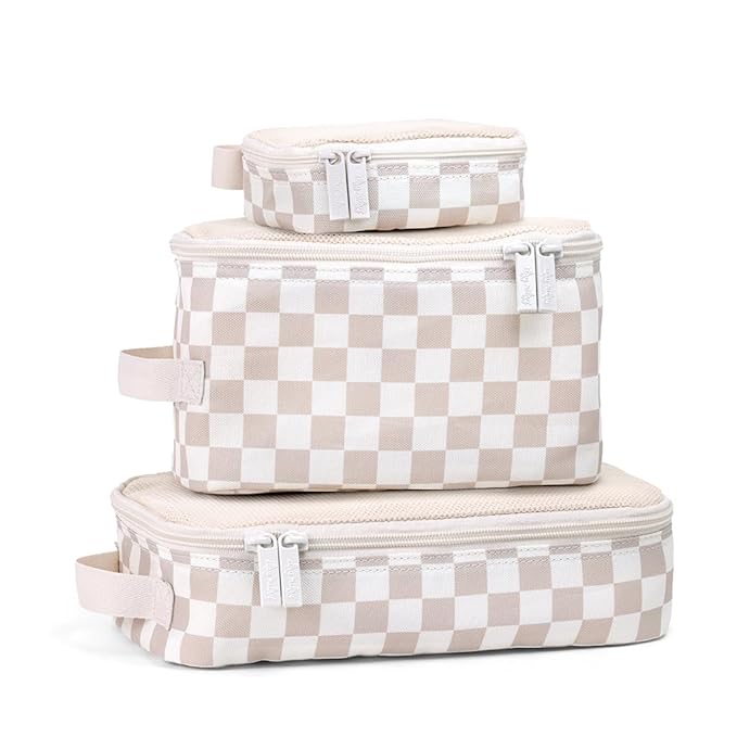 Itzy Ritzy Packing Cubes for Travel – Set of 3 Packing Cubes or Travel by ItzyRitzy