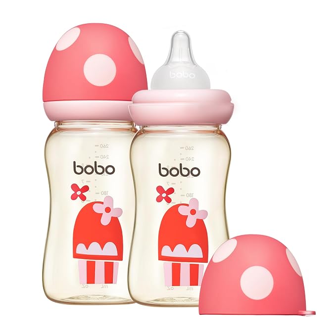 YOHKOH PPSU Baby Bottle Wide Neck, Newborn Anti-Colic Baby Bottle by Home