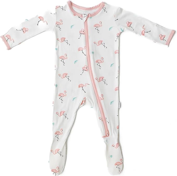 Bamboo Little Soft Baby Footie Pajamas, Baby Clothes, Newborn Sleepers by BambooLittle