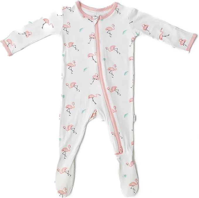 Bamboo Little Soft Baby Footie Pajamas, Baby Clothes, Newborn Sleepers by BambooLittle