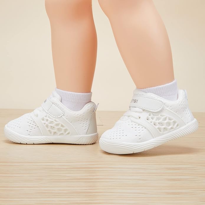 BMCiTYBM Baby Boy Girl Shoes Breathable Mesh Walking Shoes Lightweight Non-Slip - Image 2