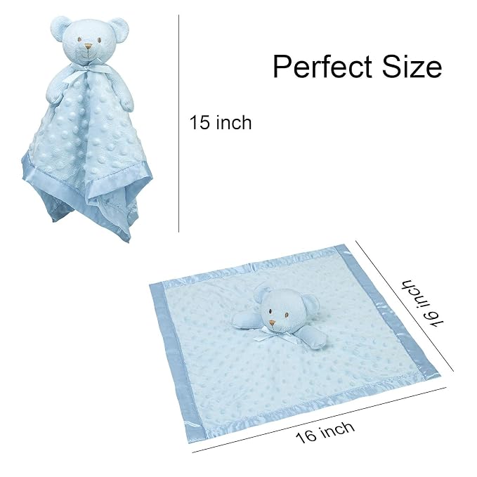 Pro Goleem Teddy Bear Lovey Baby Security Blanket - Image 6