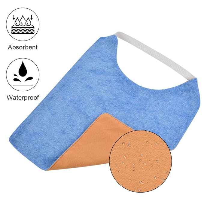 Vicloon Baby Bibs, Baby Bibs for Boys, Terry Drool Cotton Bibs Waterproof - Image 4