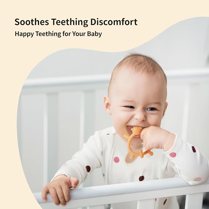 Pigeon Silicone Baby Teether – Multi-Textured Teething Relief Toys, Lightweight - Image 5