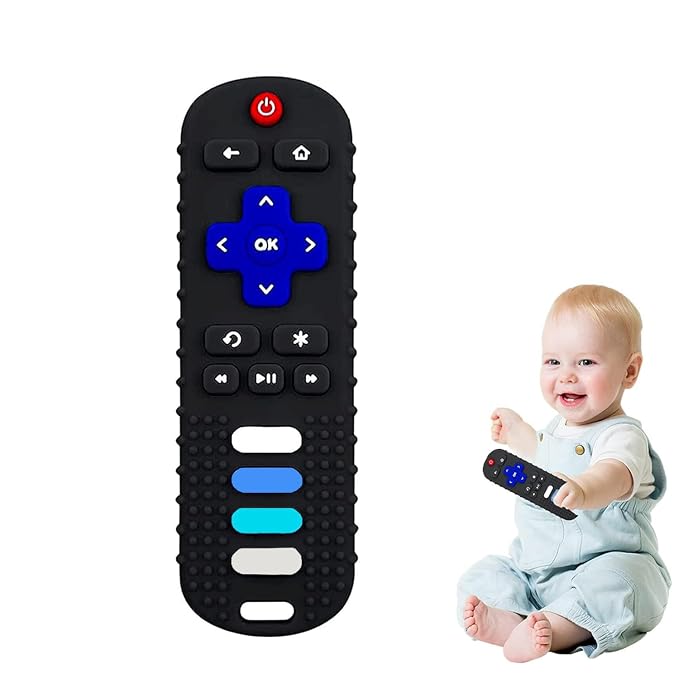 Silicone Baby Teething Toys for Babies 0-18 Months, Baby Silicone Chew Toys by ERSIHUA
