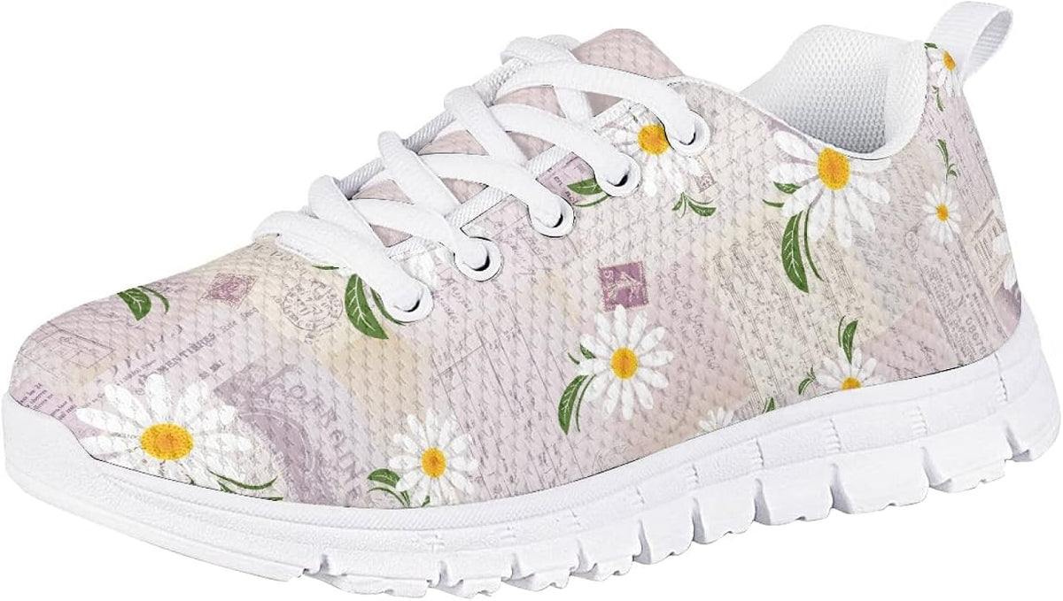 MARSVOVO First Shoes for Walking Boy Girl Athletic Lightweight Flexible Lace-up - Image 3
