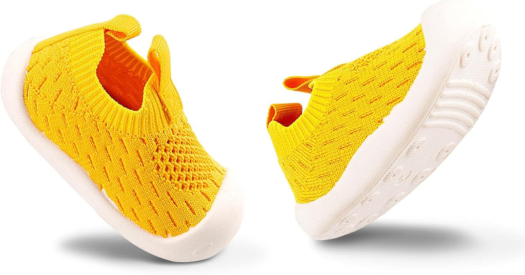 Baby Walking Shoes Toddler Girl Boy Soft Sole Breathable Cotton Canvas Shoes by Charrost