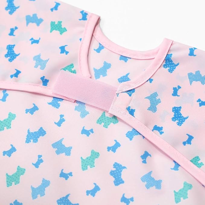 Long Sleeve Waterproof Bib for Toddlers – Feeding Smock for Baby Mealtime - Image 3