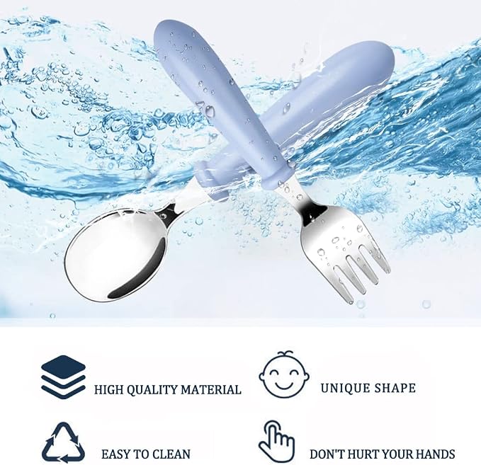 6-Pack Stainless Steel Toddler Forks - Image 2