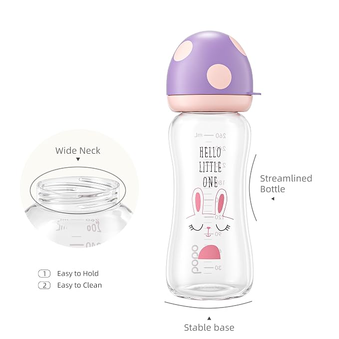 YOHKOH Natural Glass Baby Bottle - Image 4