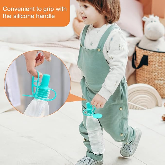 Morlike Baby Water Bottle Cap Silicone Bottles Top Spout Adapter Replacement - Image 2