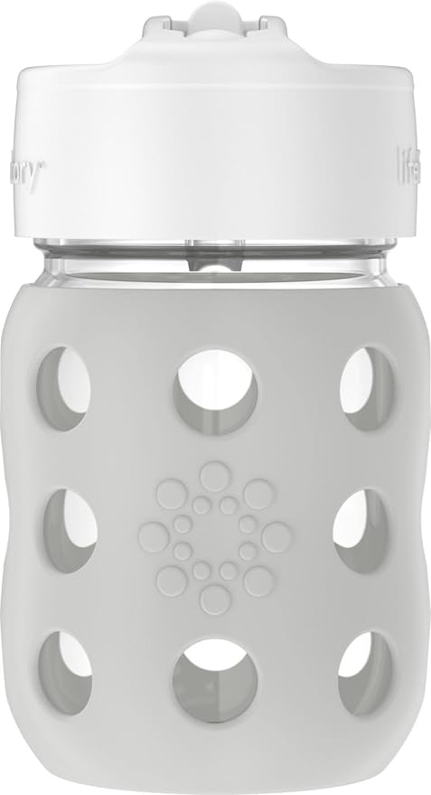 Lifefactory 8-Ounce Wide Neck Glass Baby Bottle - Image 2