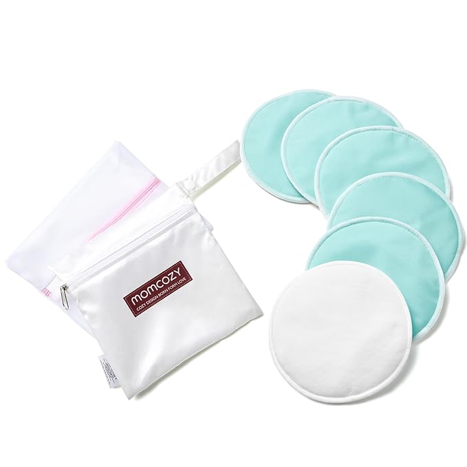 Momcozy Reusable Nursing Pads, Innovative Use of One Way Moisture-Wicking by Momcozy