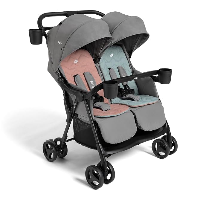 Joie Rosemary Side-by-Side Double Stroller – Lightweight, and Comfortable by Joie