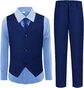 Boys Vest Set Formal Dress Suits Wedding Outfit Dresswear by Lycody
