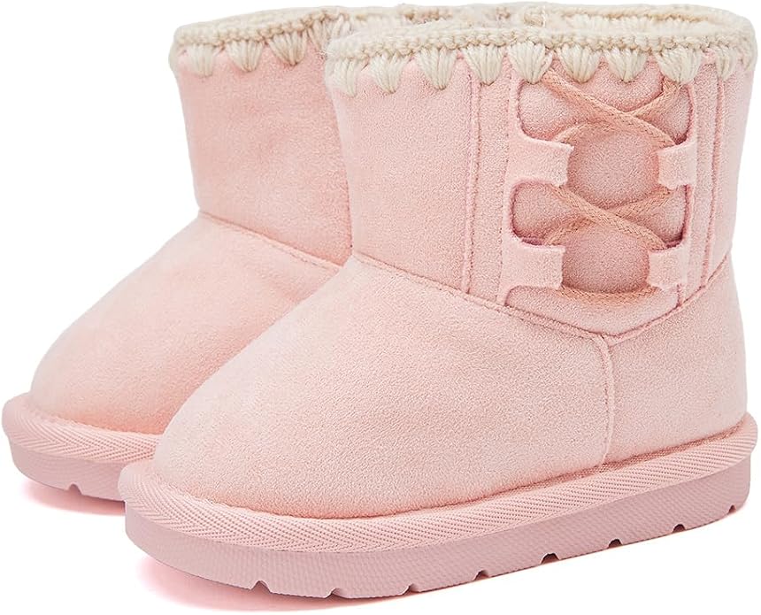 BMCiTYBM Girls Boys Snow Boots Warm Winter Fur Lined Baby Shoes - Image 3