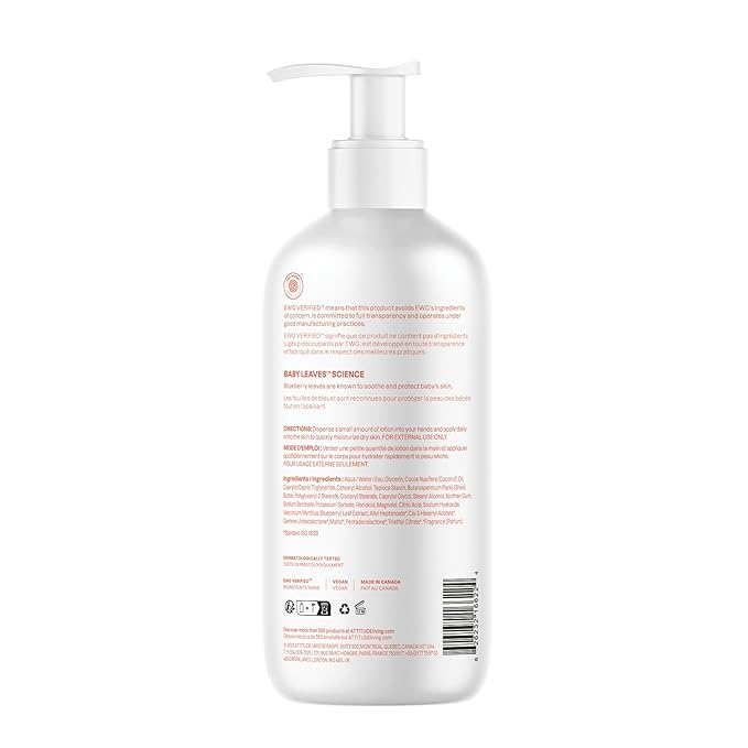 ATTITUDE Baby Lotion, EWG Verified Moisturizer, Dermatologically Tested - Image 7